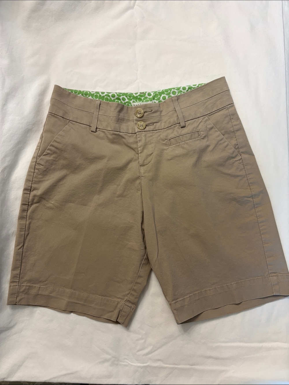 Lee Women's Khaki Bermuda Shorts